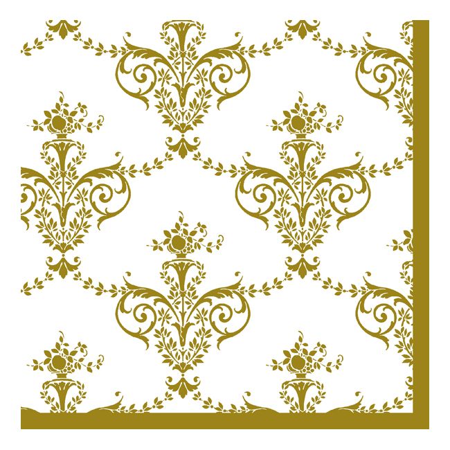 Dining Collection Lunch Napkins - Royal Fleur-de-lis - 20 ct.