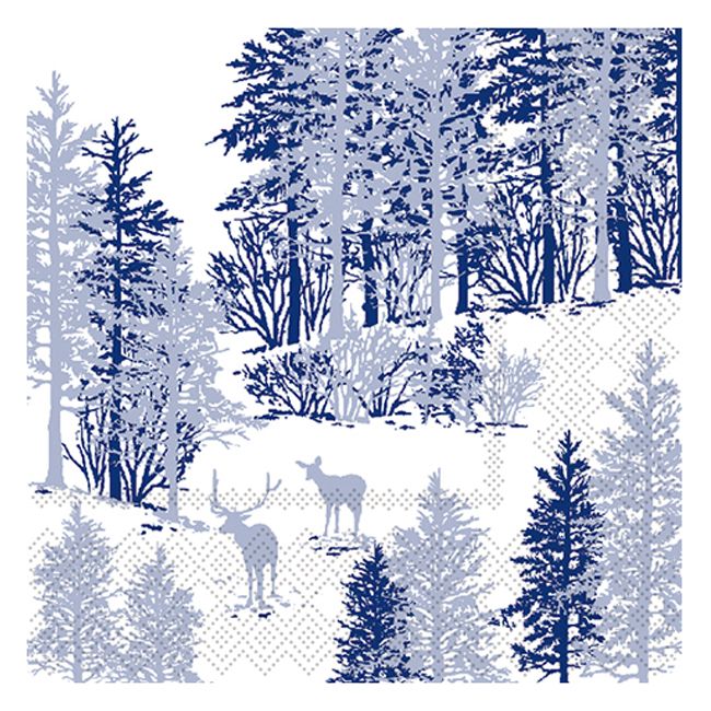 Christmas Lunch Napkins - Winter Wonderland - 20 ct.