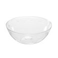 Embellish 9.5" Round Serving Bowls (96 oz.) - Clear Plastic - 50 Count