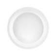 Plastico 6" Plates - White Plastic - 100 Count