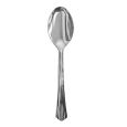 Dining Collection Silver Teaspoons - Extra Heavyweight Plastic - 24 ct.