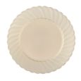 Poise 7.5" Salad Plates - Ivory Plastic - 18 Count