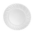 Poise 7.5" Salad Plates - White Plastic - 18 Count