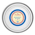 PrideWare 10.25" Banquet Plates - White/Silver Plastic - 10 Count