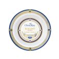 ChinaWare Elegant 5 oz. Dessert Bowls - White/Cobalt/Gold - 10 Ct.