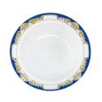 ChinaWare Royal 12 oz.  Salad Bowls - White/Cobalt/Gold - 10 Count