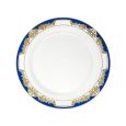 ChinaWare Royal 7.5" Salad Plates - White/Cobalt/Gold - 10 Count