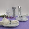 DiamondWare Party Pack - Day-time Meal 72 pc. Set (White/Silver)