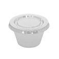 Plastico 4 oz. Portion Cups w/ Lids - 15 ct.