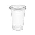 Plastico 24 oz. Cold Cups & Slotted Lids Combo - 10 ct.