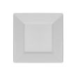 Shapes Collection - Square 8" Salad Plate (White) - 10 Count