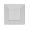 Shapes Collection - Square 9.5" Dinner Plate (White) - 10 Count