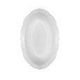 VintageWare 4 oz. Oval Dessert Bowls - White Plastic - 18 Count