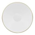 CoupeWare Basic 58oz. Serving Bowl (White/Gold) - 1 ct.