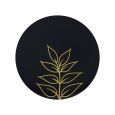 CoupeWare Gold Leaf (Black/Gold)  9" Plates - 10 ct.