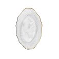 Seashell Series 7 oz. Dessert Bowls (Clear / Gold) - 16 ct.