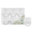 Coupeware Ribbed Stemless Wine Glass 12 oz. (Pearl) - 6 Ct.