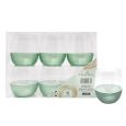 Coupeware Ribbed Stemless Wine Glass 12 oz. (Green) - 6 Ct.