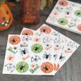 Halloween Lunch Napkins - Creepy Spiders & Bats - 20 ct.