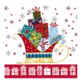 Christmas Lunch Napkins - Santa's Sleigh - 20 ct.