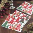 Christmas Lunch Napkins - Sparkle & Shine Trees - 20 ct.