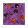 Halloween Cocktail Napkins - Collage Purple - 20 ct.