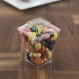 Mini Delights - Mini Square Cup w/ Lid - Clear Plastic - 10 ct.