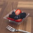 Mini Delights - Mini Square Dish - Clear Plastic