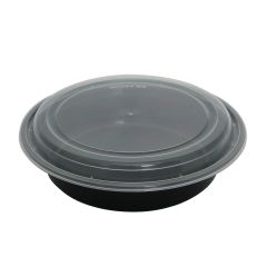 Dining Collection 32 oz. Round Container w/ Lid - 4 ct.