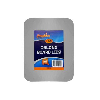 Pandora Board Lid for 1 LB Oblong Pan - 10 ct.