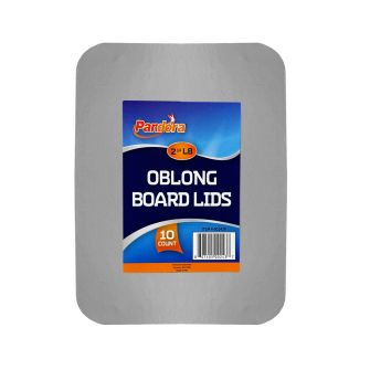 Pandora Board Lid for 2.25 LB Oblong Pan - 10 ct.