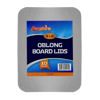 Pandora Board Lid for 5 LB Oblong Pan - 10 ct.