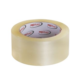 ProPlast Packing Tape (For Individual Retail) - Clear - 2" x 110 yds. - 36 Count