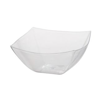 Dining Collection 32 oz. Square Bowl - Clear