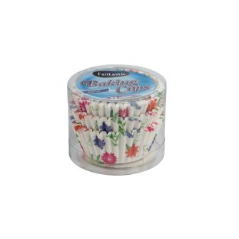 Fantastic Baking Cups (Mini-Size) -  Floral - 72 Count