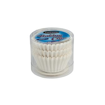 Fantastic Baking Cups (Mini-Size) -  White - 72 Count