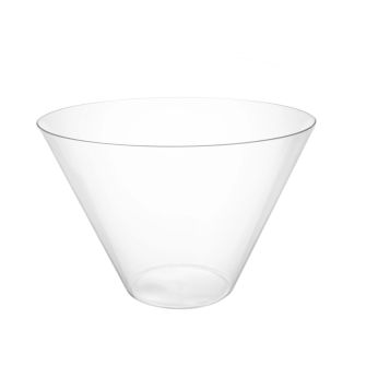 Shapes Collection – 96 oz. Round Serving Bowl (Clear)