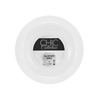 Chic Collection - 5 oz. Dessert Bowls (Clear) - 20 ct.