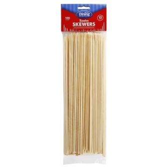 Dining Collection 12" Bamboo Skewers - 100 ct.