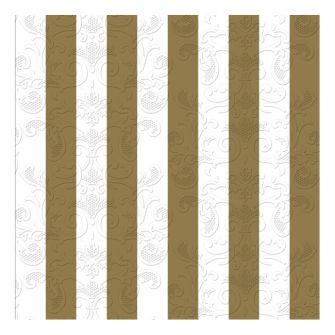 Dining Collection Lunch Napkins - Stripes of Gold - 20 ct.