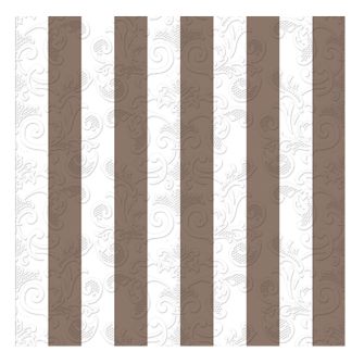 Dining Collection Lunch Napkins - Stripes of Copper - 20 ct.