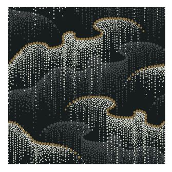 Dining Collection Lunch Napkins – Midnight Rain - 20 ct.