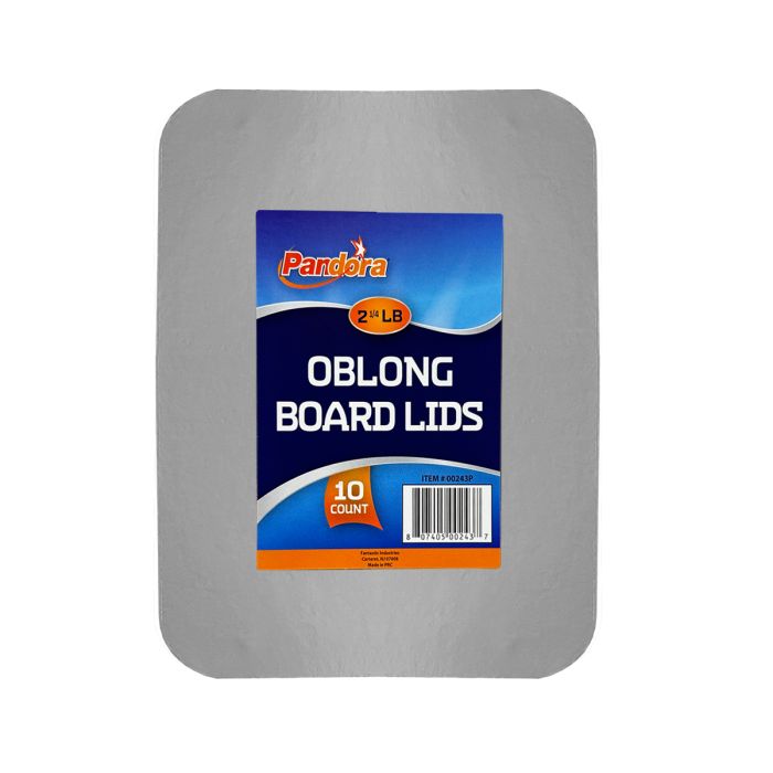 Pandora Board Lid for 2.25 LB Oblong Pan - 10 ct.