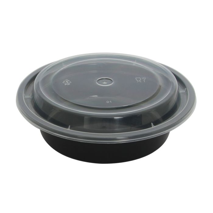 Dining Collection 16 oz. Round Container w/ Lid - 4 ct.