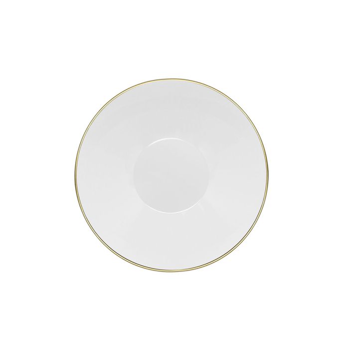 CoupeWare Basic 6 oz. Bowl (White/Gold) - 10 ct.