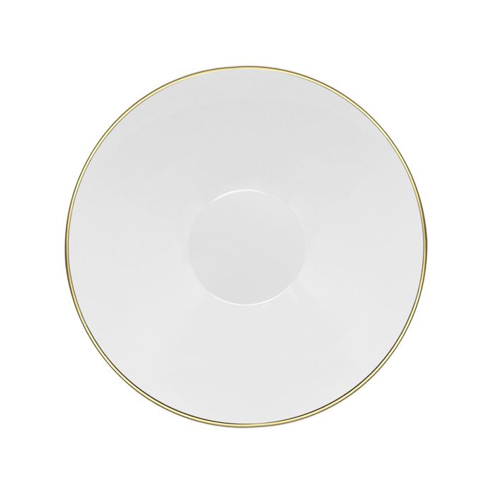 CoupeWare Basic 16 oz. Bowl (White/Gold) - 10 ct.