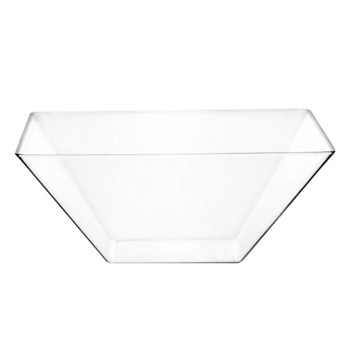 Shapes Collection – 96 oz. Square Serving Bowl (Clear)