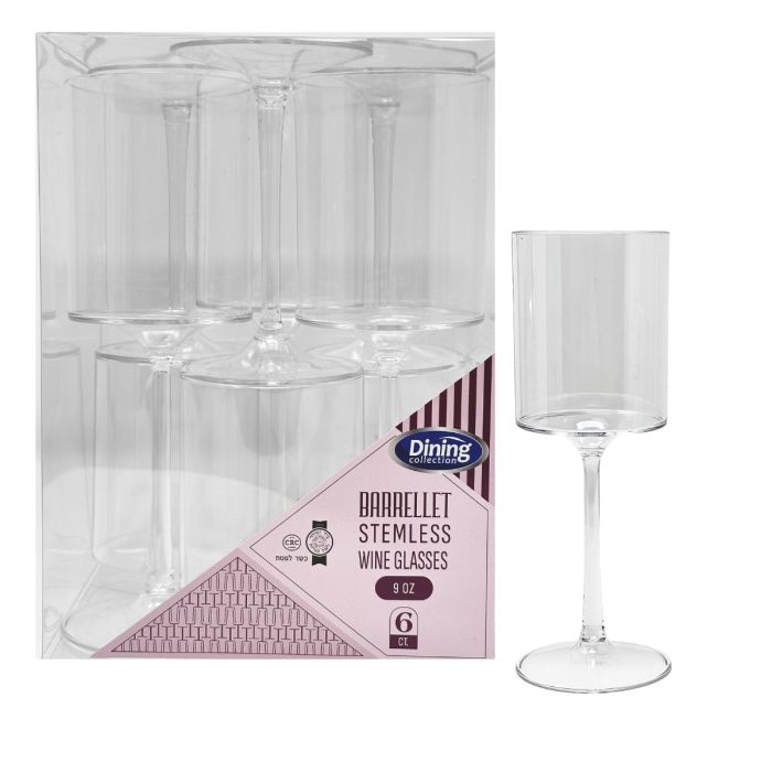 Dining Collection 9 oz. Barrellet Wine Glass (Clear) - 6 Ct.