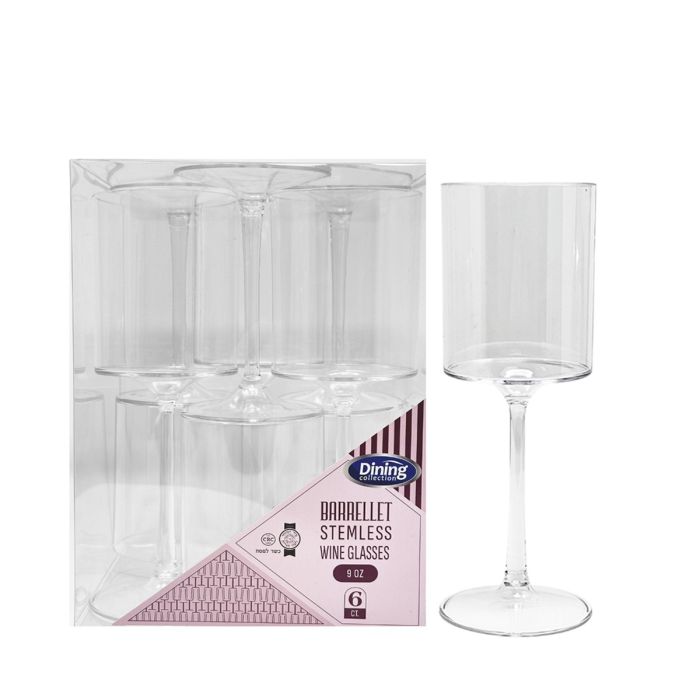 Dining Collection 9 oz. Barrellet Wine Glass (Clear) - 6 Ct.