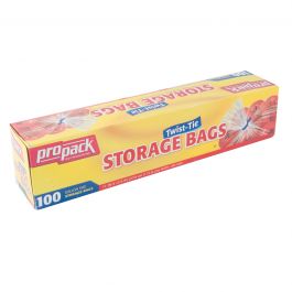 ProPack 2 Gallon Storage Bags w/ Twist Ties - 35 ct.